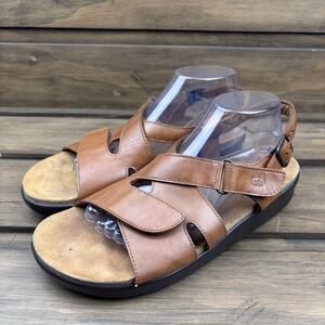 SAS Huggy Sandals Women's Caramel Brown Leather Tripad Comfort - US 11‎ M